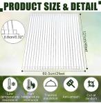 8mm Twin Wall Polycarbonate Greenhouse Panels - 2 Pack