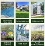 8mm Twin Wall Polycarbonate Greenhouse Panels - 2 Pack