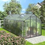BlueWish 6x12FT Heavy Duty Polycarbonate Greenhouse