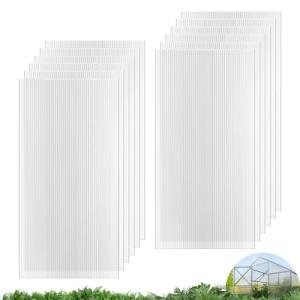 12 Pack 4' x 2' Twin-Wall Greenhouse Panels