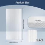 12 Pack 4' x 2' Twin-Wall Greenhouse Panels