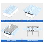 12 Pack 4' x 2' Twin-Wall Greenhouse Panels