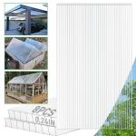Sinimaka 8 Pack Twin-Wall Polycarbonate Greenhouse Panels
