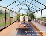 HOWE 16x12 FT Outdoor Polycarbonate Greenhouse