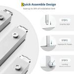 6x7 FT Heavy-Duty Polycarbonate Greenhouse Kit