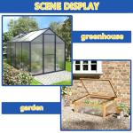6 Clear Polycarbonate Greenhouse Panels 4' x 2
