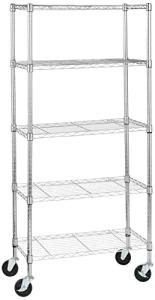 Adjustable 5-Shelf Heavy Duty Storage Unit