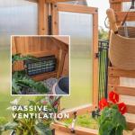 Backyard Discovery 9x6 ft Willow Polycarbonate Greenhouse