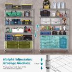 Dkeli 6-Tier Heavy Duty Steel Shelving Unit