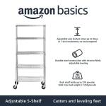 Adjustable 5-Shelf Heavy Duty Storage Unit