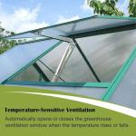 2-Pack Auto Roof Vent Opener for Greenhouses