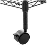 Adjustable 3-Shelf Storage Unit on Wheels