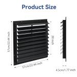 20 Inch Automatic Gravity Shutter Vent 2-Pack