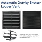 20 Inch Automatic Gravity Shutter Vent 2-Pack
