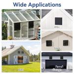 20 Inch Automatic Gravity Shutter Vent 2-Pack