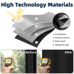 Portable 100% Blackout Curtains for Nursery or Travel