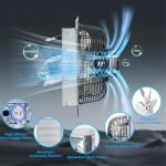 Aibabcue 10-Inch Exhaust Fan with Thermostat Control