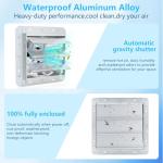 Aibabcue 10-Inch Exhaust Fan with Thermostat Control