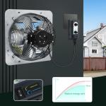 Aibabcue 10-Inch Exhaust Fan with Thermostat Control