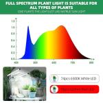 Full Spectrum Grow Light with Clip for Plants
