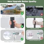 CDCASA 10x36 FT Outdoor Polycarbonate Greenhouse