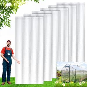 12 Pack 6' x 2' Polycarbonate Greenhouse Panels