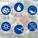 Hotop 6 Pack Polycarbonate Greenhouse Panels 4' x 2