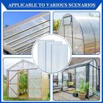 Hotop 6 Pack Polycarbonate Greenhouse Panels 4' x 2