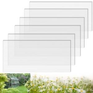 6 Pack Polycarbonate Greenhouse Panels 4' x 2