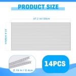 14-Pack Twin-Wall Polycarbonate Greenhouse Panels