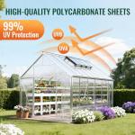 6-Pack Polycarbonate Greenhouse Panels, UV Protected