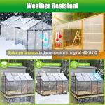 10 Pack Polycarbonate Greenhouse Replacement Panels
