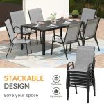PIZZELLO 7-Piece All-Weather Patio Dining Set