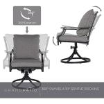 7-Piece Outdoor Dining Set with Swivel Chairs