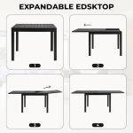 7-Piece Expandable Outdoor Dining Set for 6