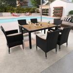 Yaheetech 7-Piece Rattan Outdoor Dining Set