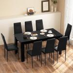 Giantex 9-Piece Modern Dining Set for 8