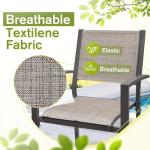 7-Piece Brown Patio Dining Set with Large Table