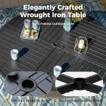 7-Piece Round Outdoor Dining Set with Cushions