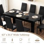 Giantex 9-Piece Modern Dining Set for 8