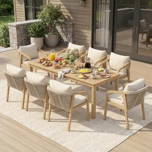 Wisteria Lane 9-Piece Acacia Outdoor Dining Set