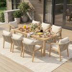 Wisteria Lane 9-Piece Acacia Outdoor Dining Set