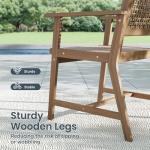 9-Piece Acacia Wood Outdoor Dining Set for 8