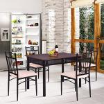 5-Piece Outdoor Dining Table Set for 4