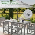 Jocoevol 10-Piece All-Weather Patio Dining Set