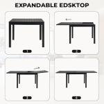 9-Piece Outdoor Dining Set with Swivel Chairs