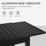 9-Piece Outdoor Dining Set with Swivel Chairs