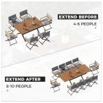 7-Piece Outdoor Dining Set with Folding Chairs