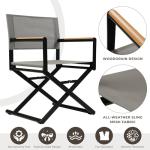 7-Piece Outdoor Dining Set with Folding Chairs