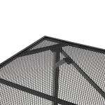 AECOJOY Outdoor Dining Table for 6, Dark Grey